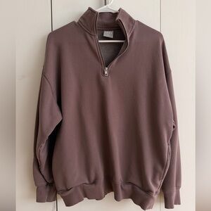 Aritzia quarter-zip sweatshirt